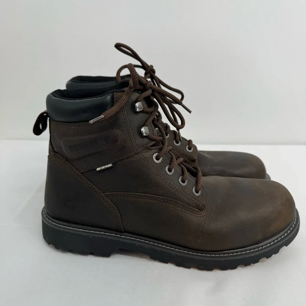 MENS WOLVERINE CHAINHAND 6” ST BOOTS STEEL TOE US SIZE 13M ASTM F2413-17